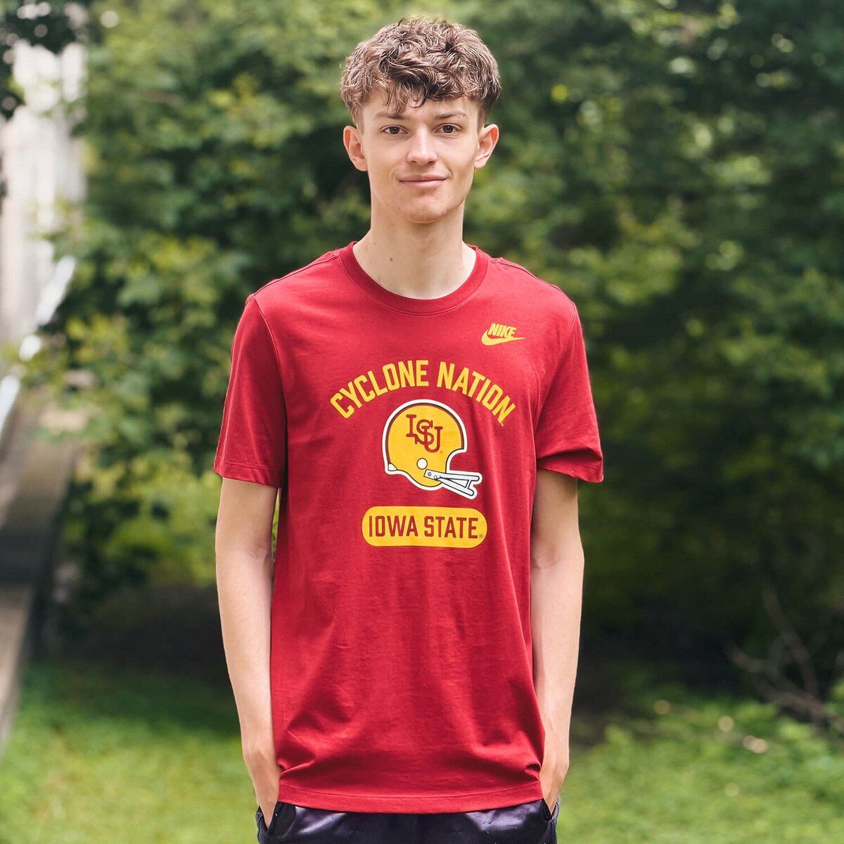 Nike ISU Cyclone Nation Fanwear 26 Cardinal Core Short Sleeve T-Shirt